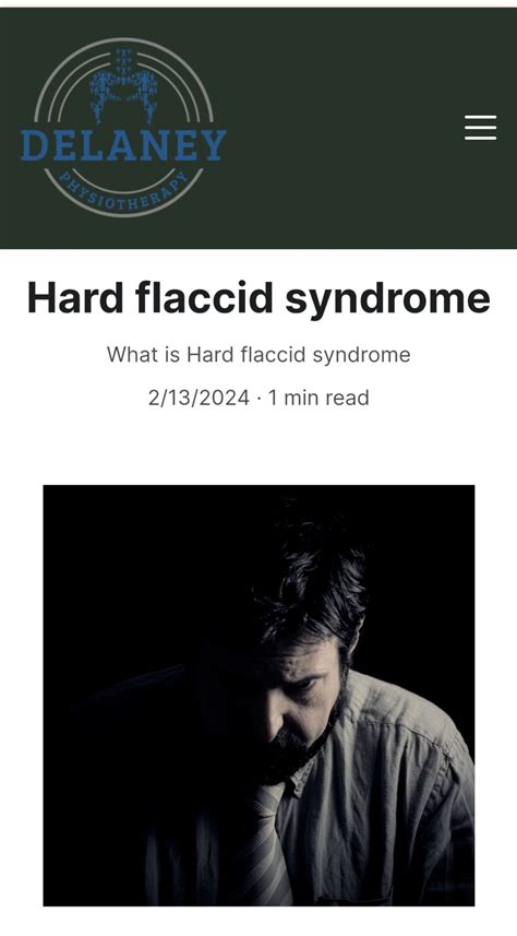 Hard flaccid syndrome: a condition that causes penis pain and ...