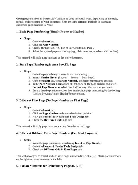 Word Online Page Numbers Tutorial 的图像结果