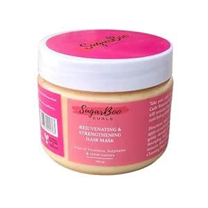 SugarBoo Curls Rejuvenating & Strengthening Hair Mask for Curly & Wavy ...