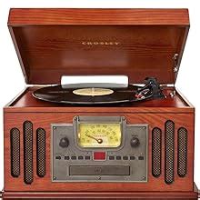 Crosley CR704C-PA Musician Turntable with Radio, CD Player, Cassette ...