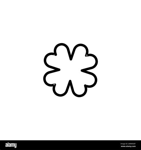 Four Leaf Clover Outline