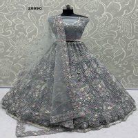 ANJANI ART D.NO 2889 WHOLESALE HEAVY NET FLOWER PATTERN WORK DESIGNER ...