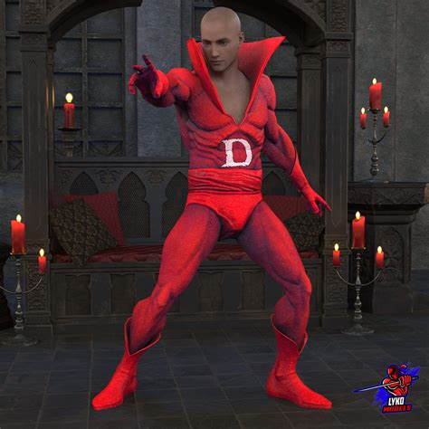 Lyko3D DC Deadman Outfit for G8M - Daz Content by LykoModels