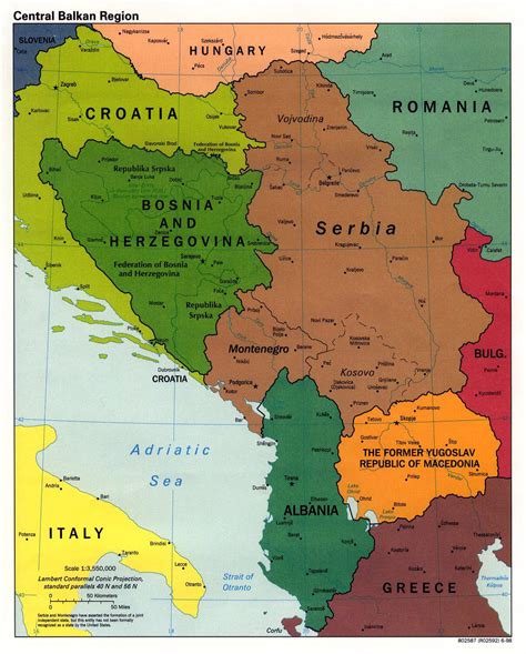 Maps of Balkans | Detailed Political, Relief, Road and other maps of ...