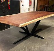 Image result for Timber Pedestal Table Bases