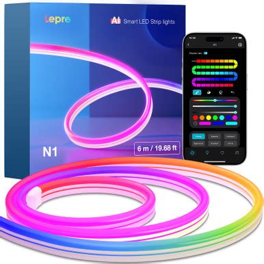 Lepro N1 AI Smart RGB Rope Lights for Christmas Decorations, LLM AI ...