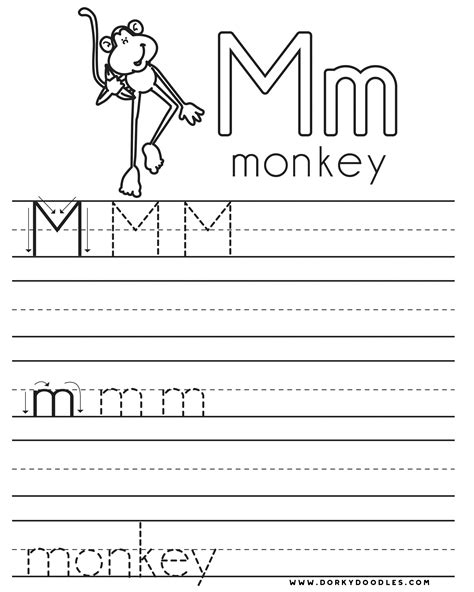 Letter M Worksheets