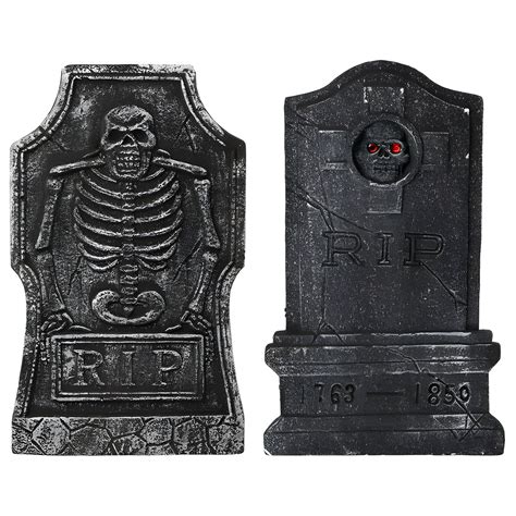 Lápida RIP cementerio surtidas de 50 x 30 cm por 3,80