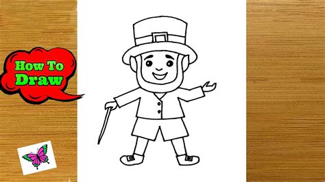 How to draw a Leprechaun easy step by step | Sketchbook saturday - YouTube