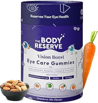 The Body Reserve Vision Boost Eye Care Gummies Enhanced with DHA ...