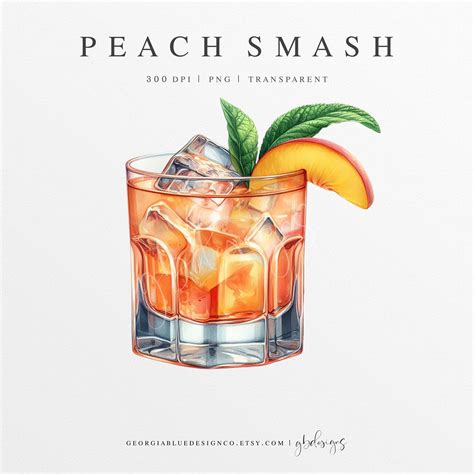 This item is unavailable - Etsy in 2025 | Cocktail illustration, Wedding signature drinks, Peach ...
