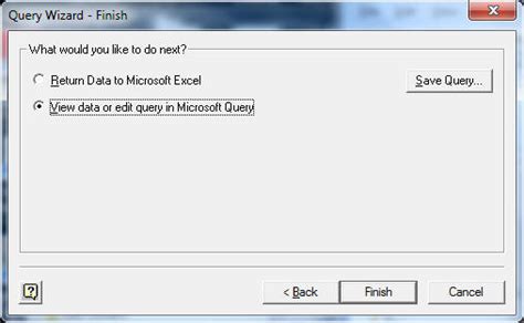 Image result for How to Embed a SQL Query in Excel