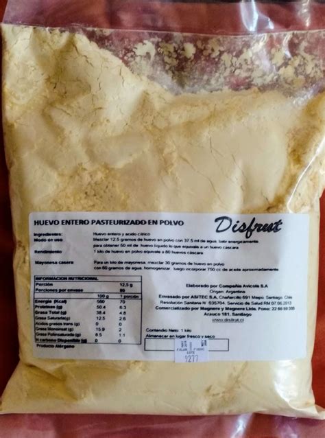 Huevo en Polvo Disfrut ( Bolsa de 1 Kg) – Disfrut
