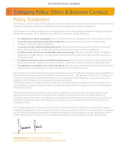 Image result for Policy Examples