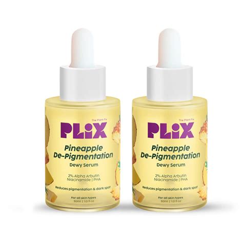 PLIX - THE PLANT FIX 2% Alpha Arbutin Pineapple De-Pigmentation Dewy ...