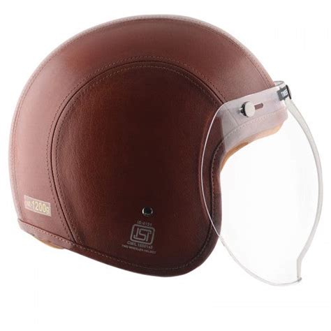 AXOR Retro Jet Leather Open Face Helmet (Timber Coniac Light)– Moto Central