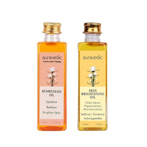 Buy Auravedic Kumkumadi Oil For Face 100ml & Ashwagandha Saffron ...