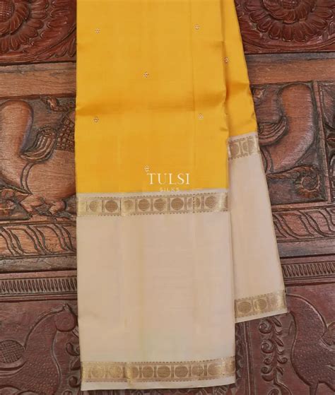 Buy Yellow Kanjivaram Silk Saree T647137
