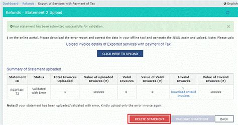 GST Refund on Account of Export of Services (With Tax Payment)