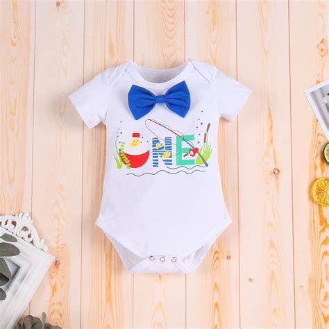 Buy Toddler Ocean Sea Fishing 1st Birthday Cake Smash Outfit for Baby ...