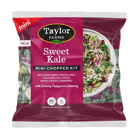 Taylor Farms Sweet Kale Mini Chopped Salad Kit, Fresh - Walmart.com