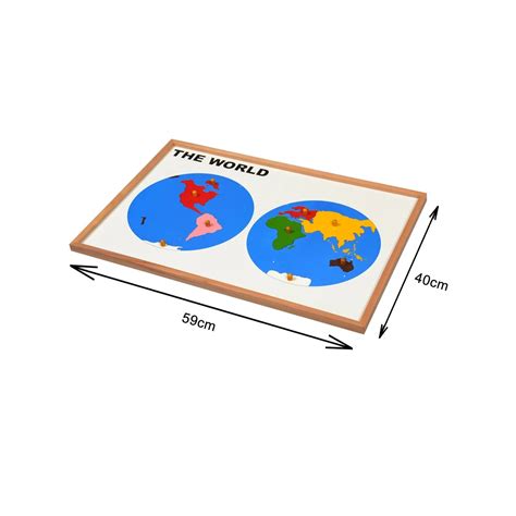 Buy Kidken Montessori World Map Learning Board - SkilloToys.com