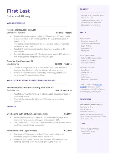 50+ Entry Level Resume Examples for 2025 | Resume Worded