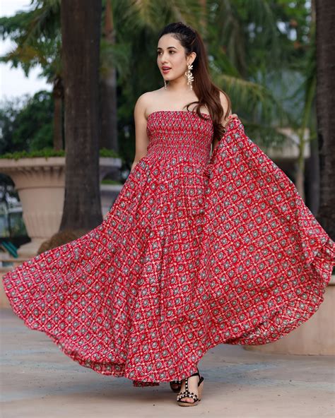 Buy Honey Crisp Smocked Cotton Dress online in India at Best Price | Aachho