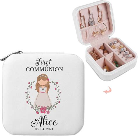 Amazon.com: Sweeprint First Communion Gifts for Girls- Personalized ...