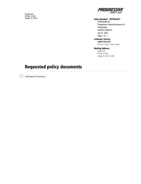 Image result for Progressive Insurance Card