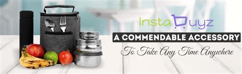 Buy INSTABUYZ Insulated One Zipper Leak-Proof Lunch Bag, 7L Online at ...
