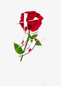 玫瑰艺术字图片免费下载_玫瑰艺术字素材_玫瑰艺术字模板-新图网