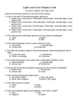 Image result for Test Light Light Color