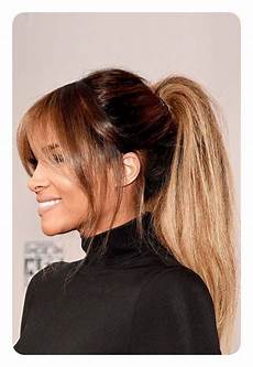 Ponytail Hairstyles With Bangs by 97 Amazing Ponytail With Bangs Hairstyles Ponytail Hairstyles With Bangs