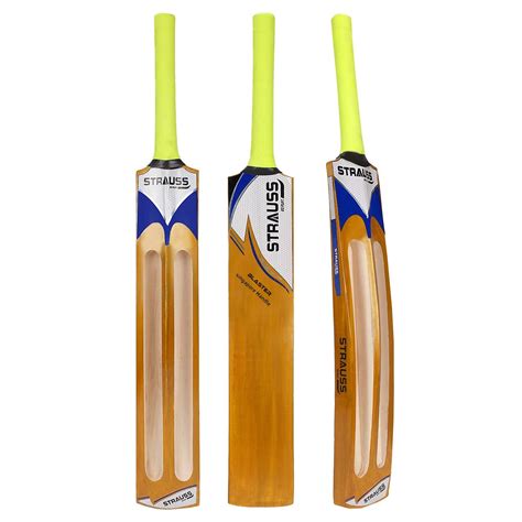 Strauss Blaster Scoop Tennis Cricket Bat,Full Duco,Golden, (Singapur H ...