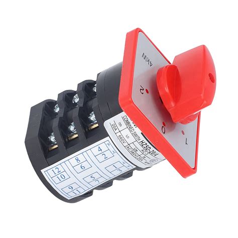 Buy Rotary Power Switch, Changeover Switch Better Control for Motor ...