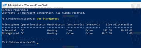 PowerShell Get Storage Pool 的图像结果