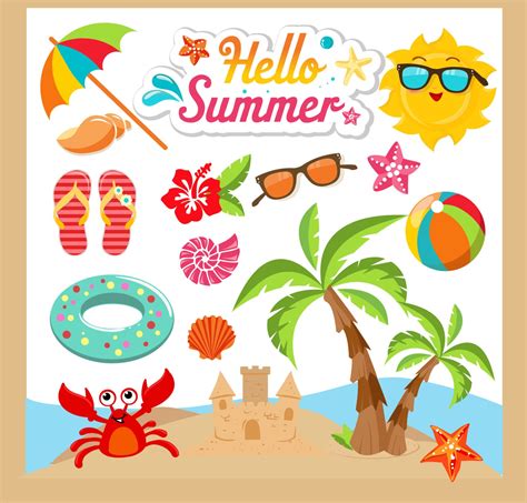 Free Printable Summer Clip Art - Printable Templates