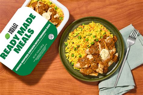 Ready Made Meal, Indian-Inspired Chicken with Turmeric Rice (Market ...