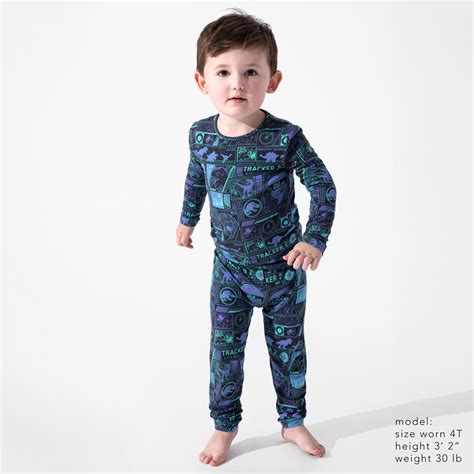 Jurassic Park Tracker Bamboo Kids Pajamas – Soft, Safe & Stretchy Fit ...