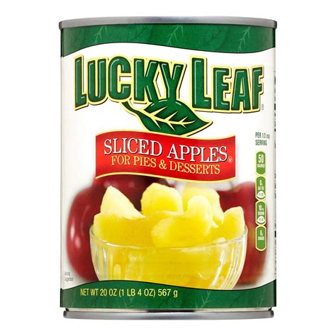 Lucky Leaf Sliced Apples for Pies and Desserts 20oz Can - Walmart.com