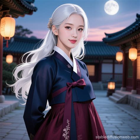 K-pop Idol in Traditional Hanbok | Stable Diffusion Online