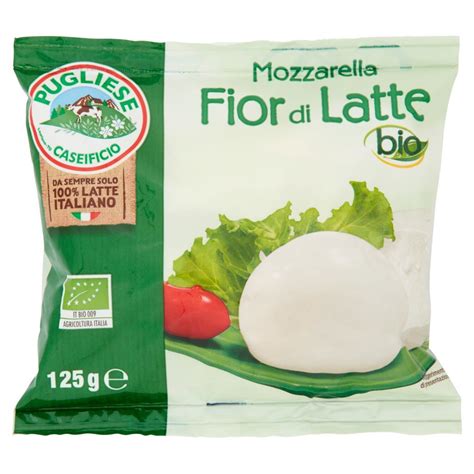 Caseificio Pugliese Mozzarella Fior di Latte Bio 125 g | Everli