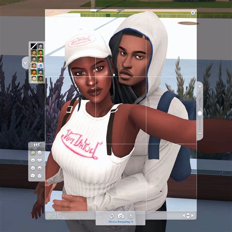 Paired Selfie Override Sims 4
