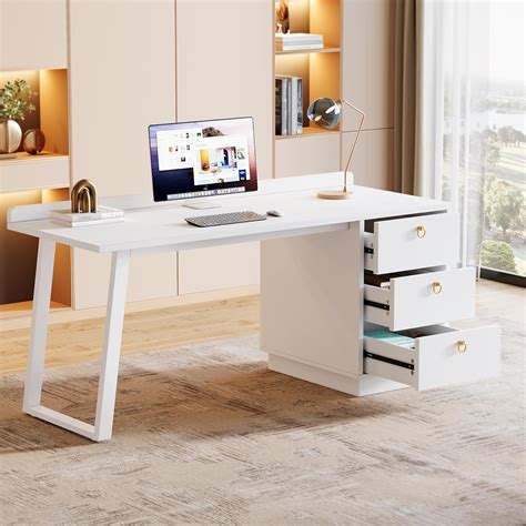 Image result for White Computer Desk Amazon