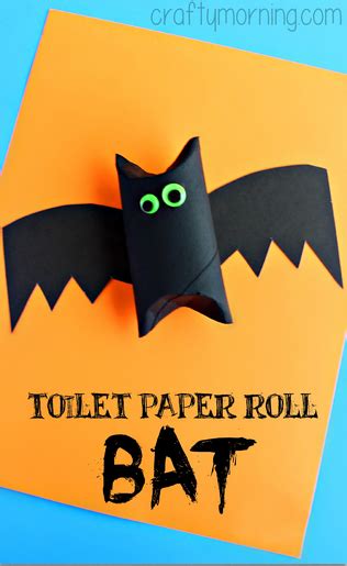 Bat Craft Rolls | Scary halloween crafts, Creative halloween crafts ...
