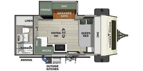 2027 Forest River No Boundaries 18.3BM floorplan