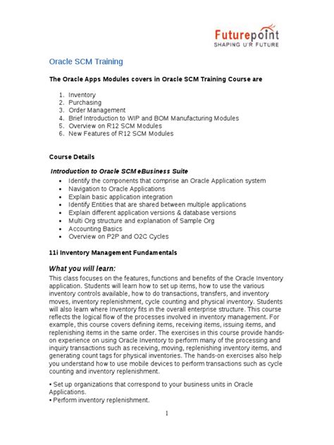 Image result for Oracle SCM Tutorial