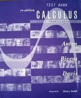 Buy Test Bank to Accompany Calculus Early Transcendent Book Online at ...