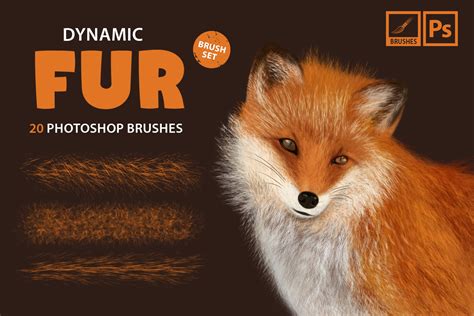 Fur Photoshop Brushes – MasterBundles